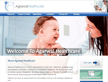 Tablet Screenshot of agrawalhealthcare.com